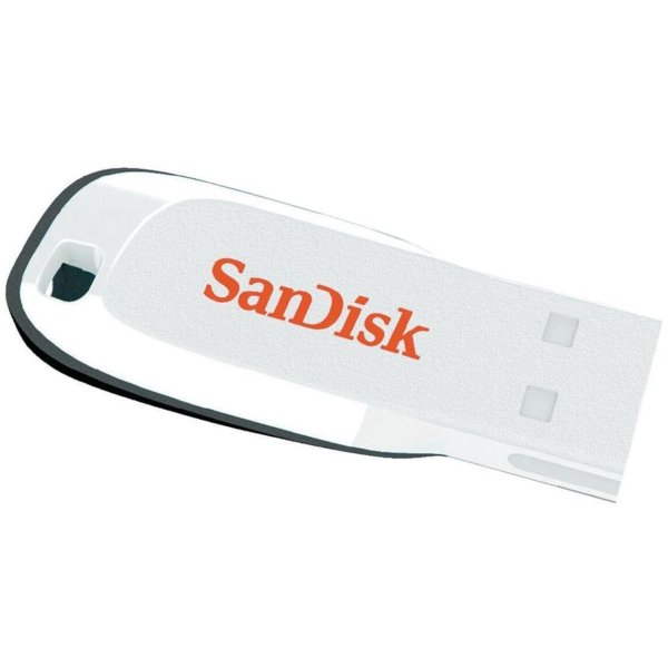 Флешка SanDisk CZ50 Cruzer Blade 16Gb SDCZ50C-016G-B35W Белая