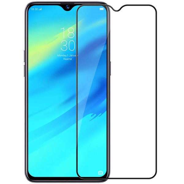 Защитное стекло для Realme C11 2021 Glass Pro Full Glue Черное