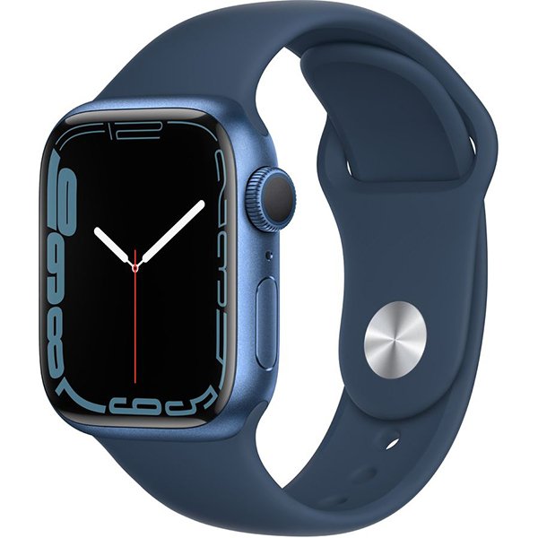 Apple Watch Series 7 41mm Aluminium Abyss Blue Sport Band Blue