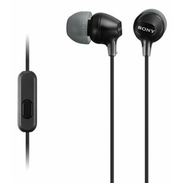 Наушники с микрофоном Sony MDR-EX15AP Черный