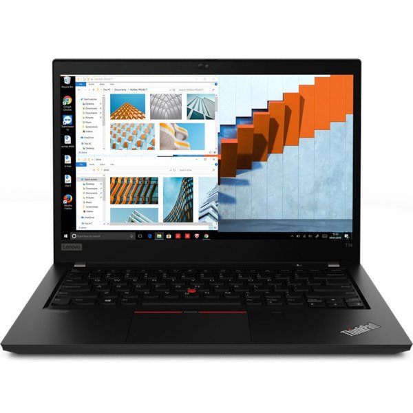 Ноутбук Lenovo ThinkPad T14 G1 Core i5 10210U 8Gb SSD512Gb NVIDIA GeForce MX450 14 IPS FHD 1920x1080 noOS black английская клавиатура, 20S1A0FUCD