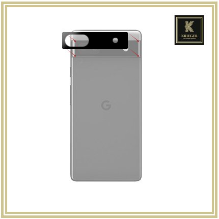 Защитное стекло для камеры Google Pixel 6A Krieger Черное