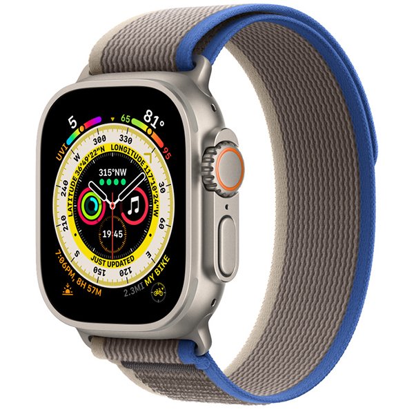 Apple Watch Ultra 49mm GPS Trail Loop S/M Blue Gray