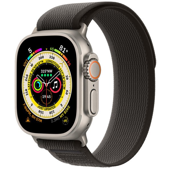 Apple Watch Ultra 49mm GPS Trail Loop M/L Black Gray