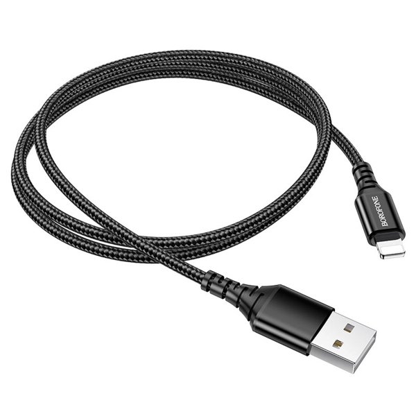 Кабель USB Apple Lightning Borofone BX54 1м Черный