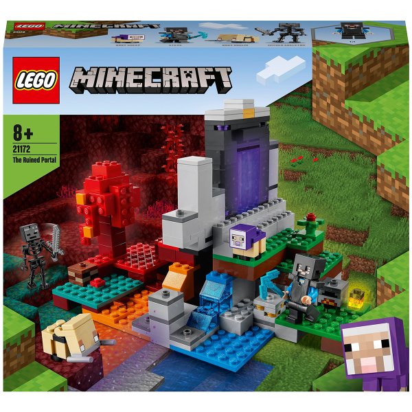 Конструктор Lego Minecraft 21172 Разрушенный портал