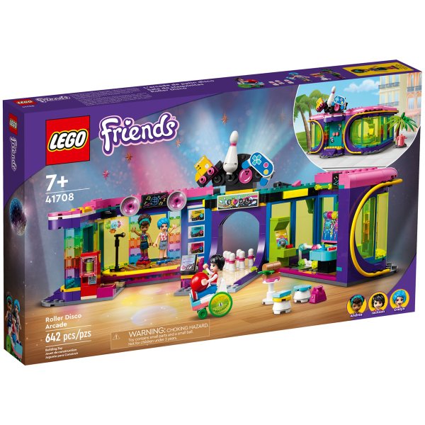 Конструктор Lego Friends 41708 Диско-аркада для роллеров