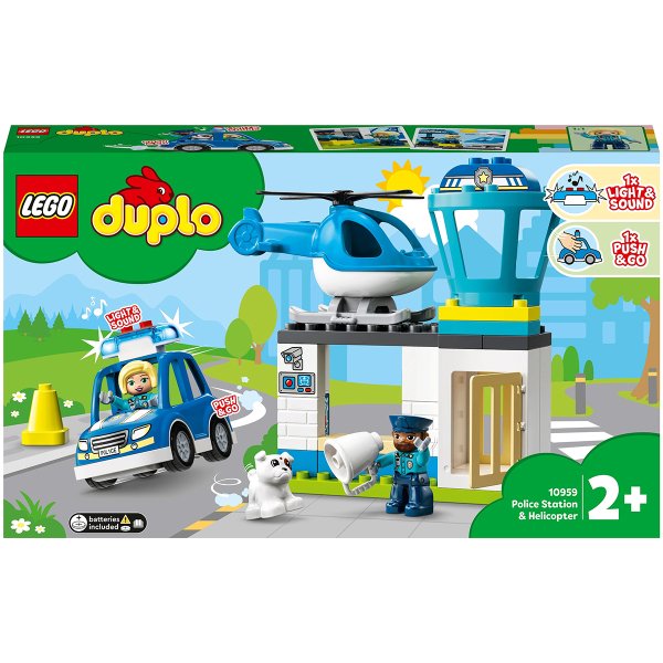 Конструктор Lego DuploTown 10959 Полицейский участок и вертолёт