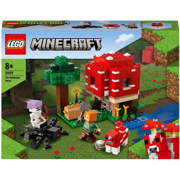 Конструктор Lego Minecraft 21179 Грибной дом