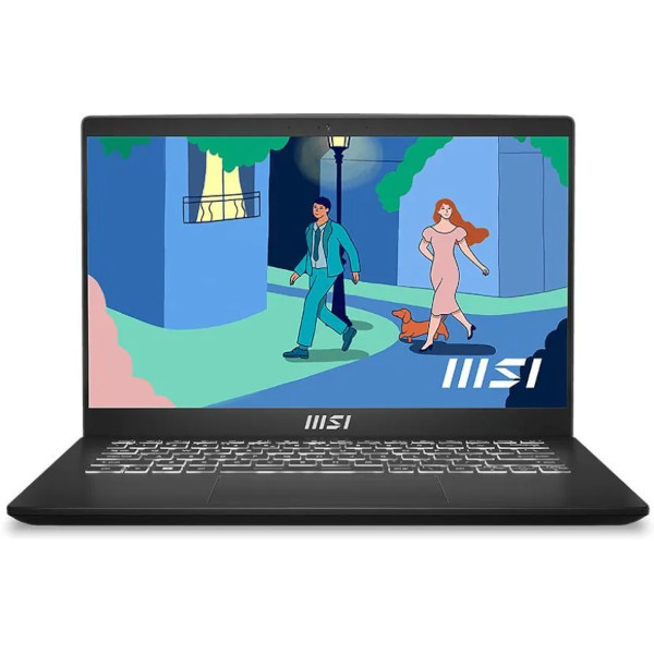 Ноутбук MSI Modern 14 C5M-012RU Ryzen 5 5625U 16Gb SSD512Gb AMD Radeon 14 IPS FHD 1920x1080 Windows 11 Home black русская клавиатура, 9S7-14JK12-012