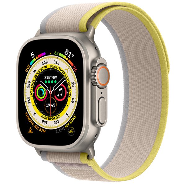 Apple Watch Ultra 49mm GPS Trail Loop S/M Yellow Beige