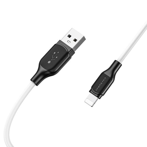 Кабель USB для Apple Lightning Borofone BX42 1м Белый