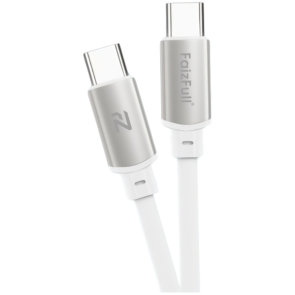 Кабель USB Type-C Type-C FaizFull FR108 1м Белый