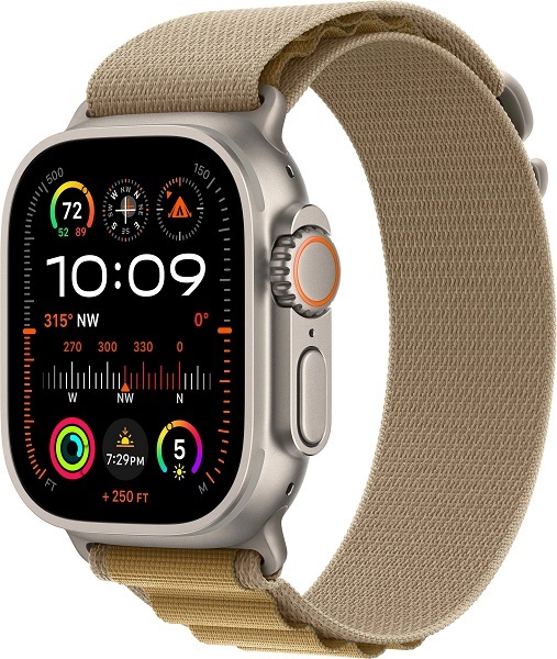 Apple Watch Ultra 2 2024 49mm Natural Titan Alpine Loop M