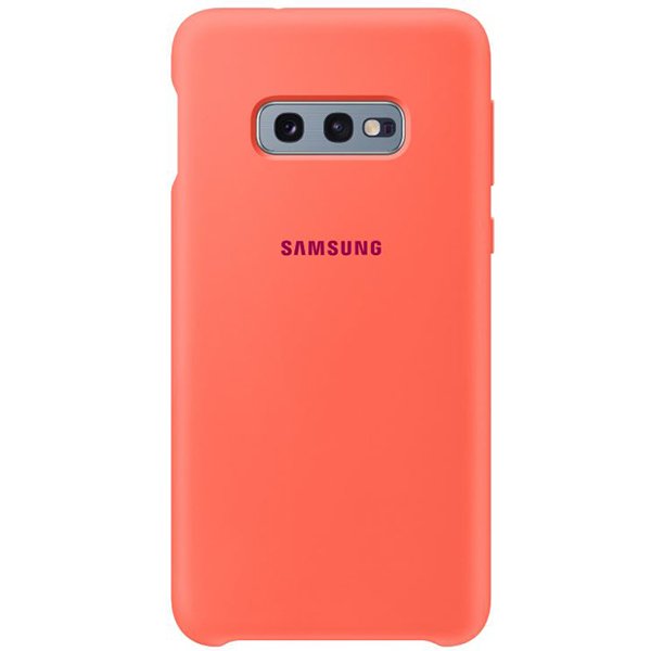 Силиконовый чехол для Samsung Galaxy S10e Silicone Cover EF-PG970THEGRU Розовый