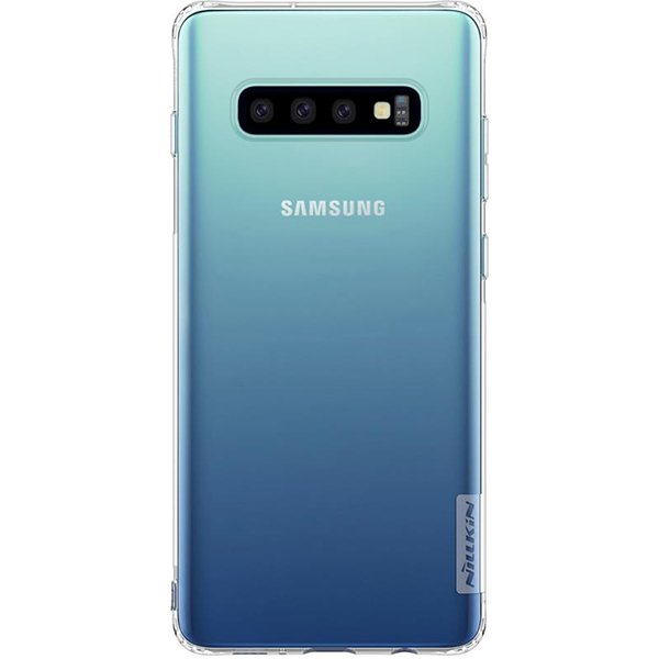 Силиконовый чехол для Samsung Galaxy S10 Nillkin Nature TPU Case Белый