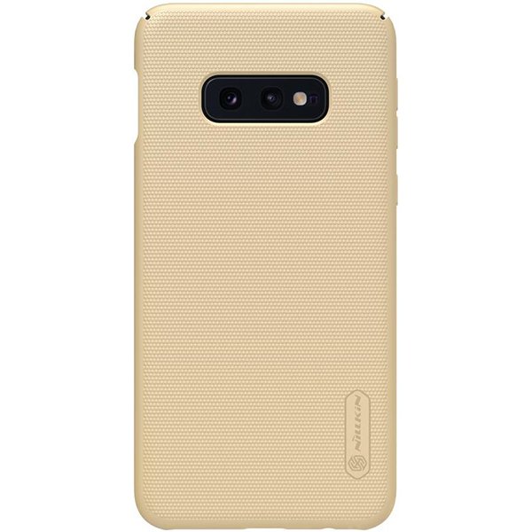 Чехол накладка для Samsung Galaxy S10e Nillkin Super Frosted Shield Золотой