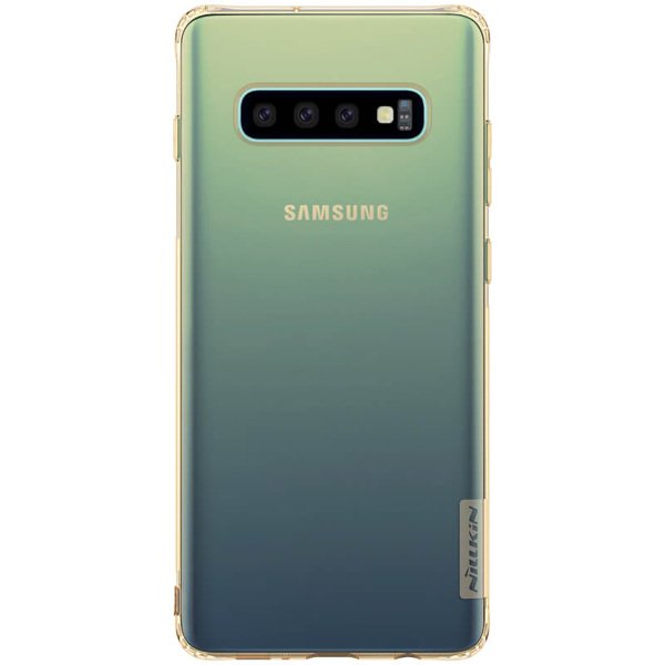 Силиконовый чехол для Samsung Galaxy S10 Nillkin Nature TPU Case Коричневый