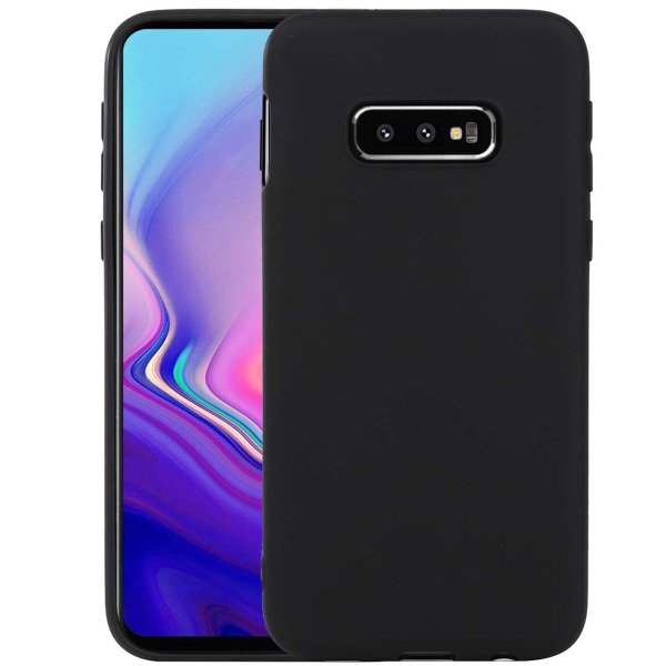 Силиконовый чехол для Samsung Galaxy S10e TPU 0.8мм Черный матовый