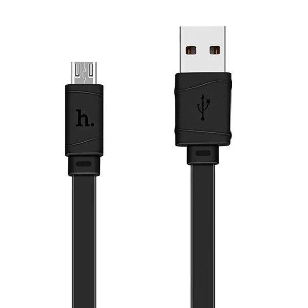 Кабель USB MicroUSB Hoco X5 TPU 1м Черный