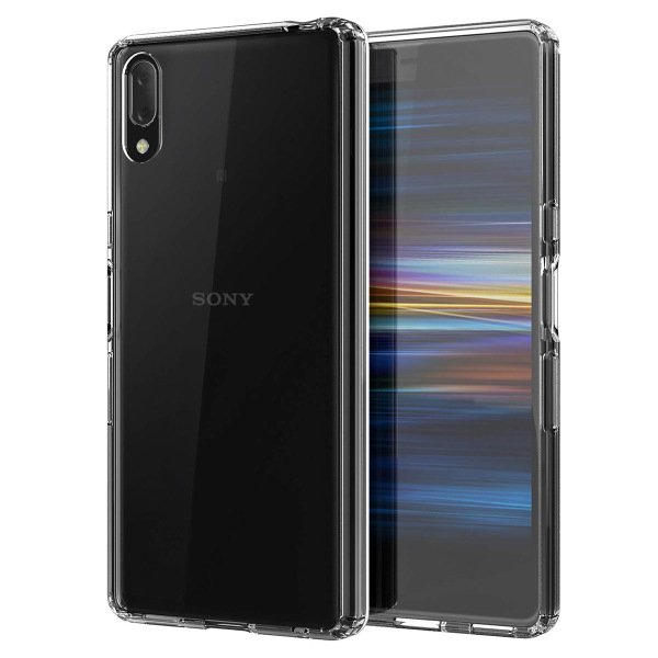 Силиконовый чехол для Sony Xperia L3 TPU 1мм Прозрачный глянцевый