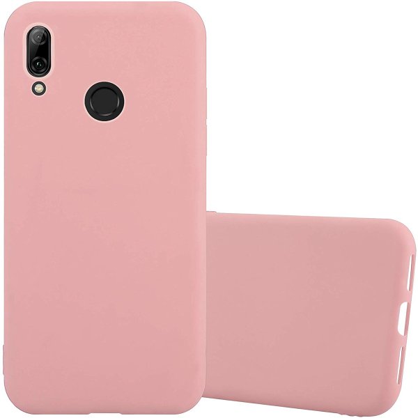 Силиконовый чехол для Huawei P Smart (2019) TPU 1мм Розовый матовый