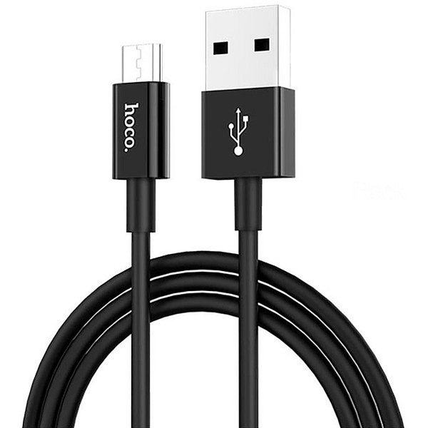 Кабель USB MicroUSB Hoco X23 TPU 1м Черный