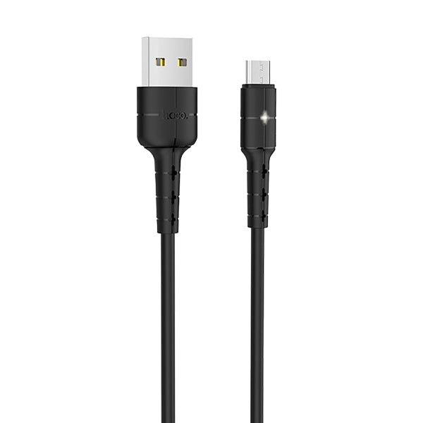 Кабель USB MicroUSB Hoco X30 1.2м Черный