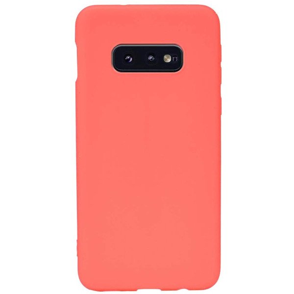 Силиконовый чехол для Samsung Galaxy S10e TPU 1мм Красный матовый