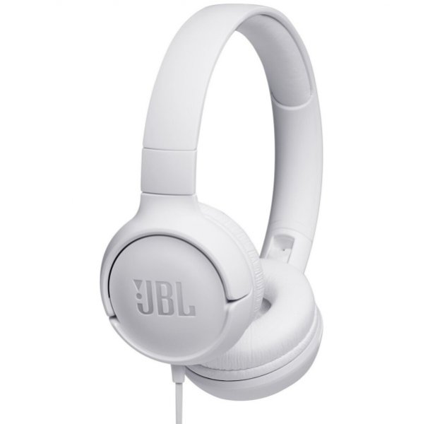 Наушники с микрофоном JBL T500 Белые JBLT500WHT