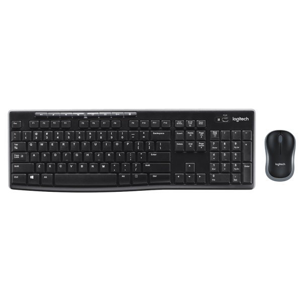 Комплект (клавиатура+мышь) Logitech MK270 USB беспроводной Черный