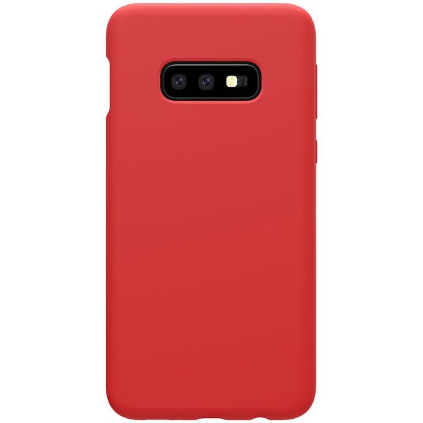 Силиконовый чехол для Samsung Galaxy S10e Nillkin Flex Pure case Красный