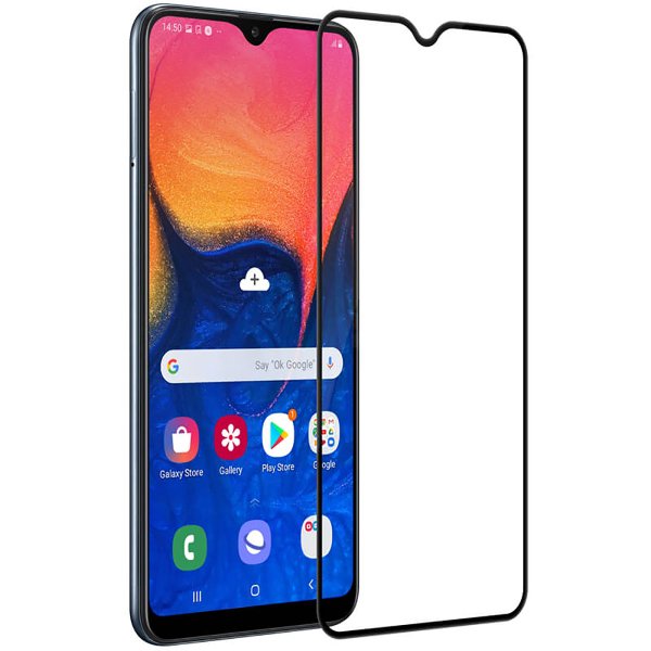 Защитное стекло для Samsung Galaxy A10 Glass Pro Full Screen Черное ТП