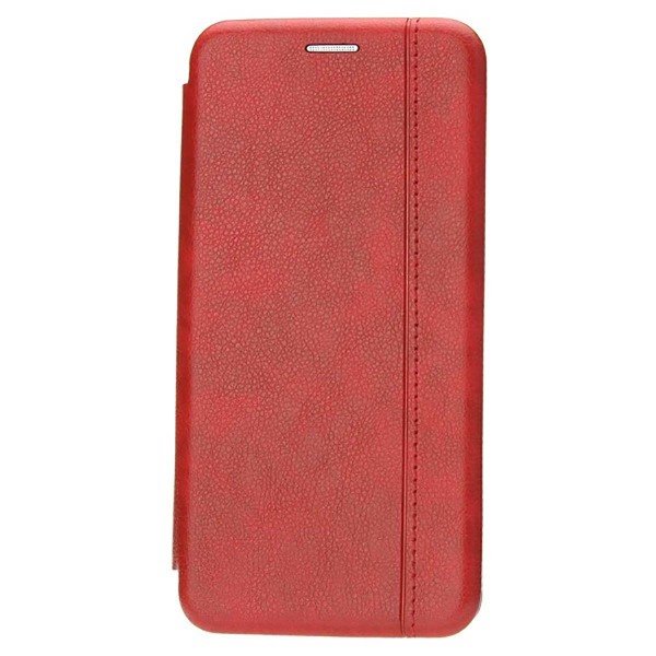 Чехол книжка для Samsung Galaxy S20 Ultra Fashion Case Retro Line Красный