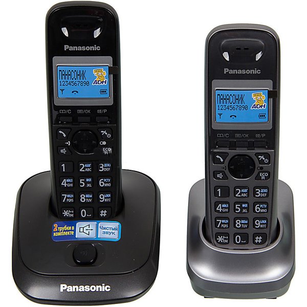 Радиотелефон Panasonic KX-TG2512 Черный