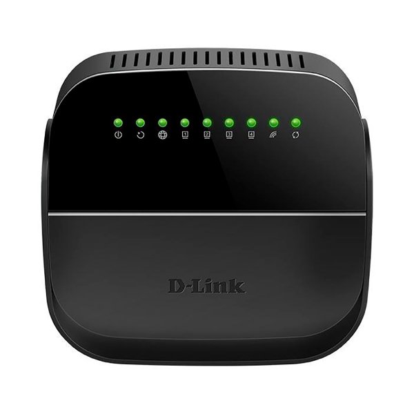 Роутер Wi-Fi D-Link DSL 2640U R1A Черный