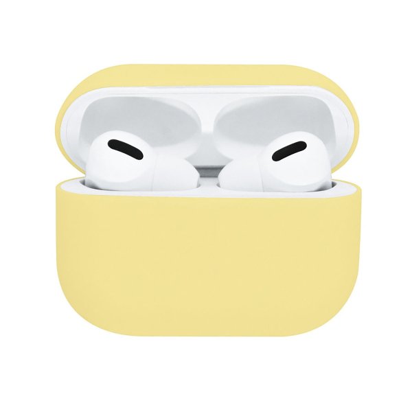 Силиконовый чехол для Apple Airpods Pro TPU Case Желтый