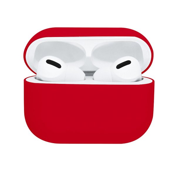 Силиконовый чехол для Apple Airpods Pro TPU Case Красный