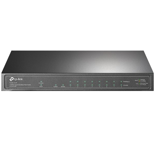 Коммутатор TP-Link TL-SG1210P 9G 1SFP 8PoE+ 63W