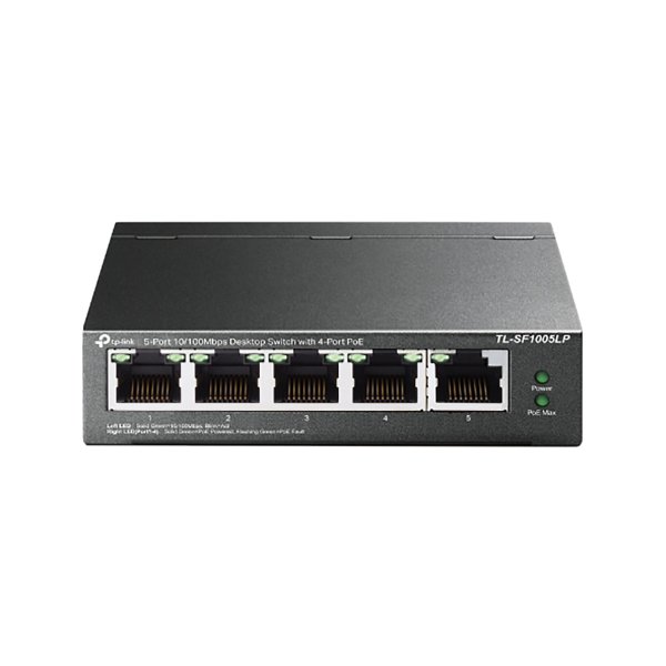 Коммутатор TP-Link TL-SF1005LP 5x100Mb 4PoE