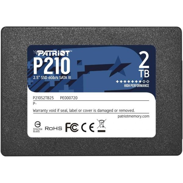 SSD накопитель Patriot P210 P210S2TB25 2Tb