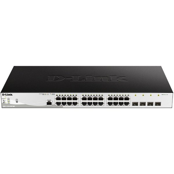 Коммутатор D-Link DGS-1210-28P FL1A 28G 24PoE 193W