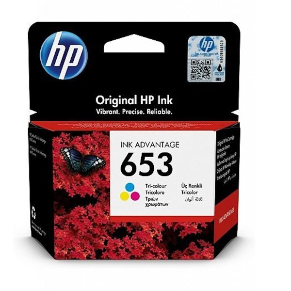 Картридж струйный HP 653 3YM74AE многоцветный (200стр.) (5мл) для HP DeskJet Plus Ink Advantage 6075 6475