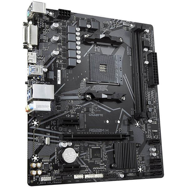 Материнская плата Gigabyte A520M H Soc-AM4 (A520M H)