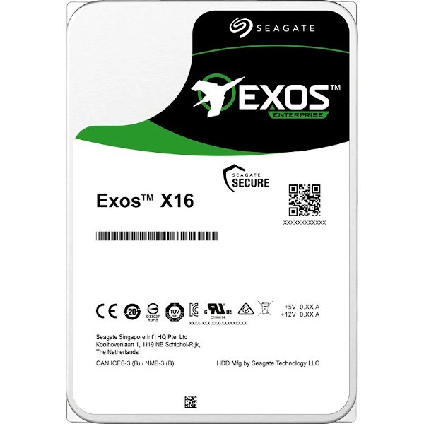 Жесткий диск(HDD) Seagate SAS 3.0 10Tb ST10000NM002G Exos X16 (7200rpm) 256Mb 3.5