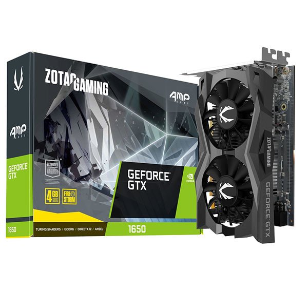 Видеокарта Zotac GAMING GeForce GTX 1650 AMP Core ZT-T16520J-10L