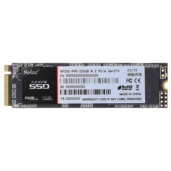 Твердотельный накопитель(SSD) Netac 256Gb NT01N930E-256G-E4X