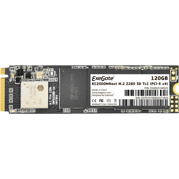 Твердотельный накопитель(SSD) ExeGate KC2000MNext 120Gb EX282314RUS