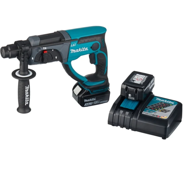 Перфоратор аккумуляторный Makita DHR202RFE 3 0Ач х2