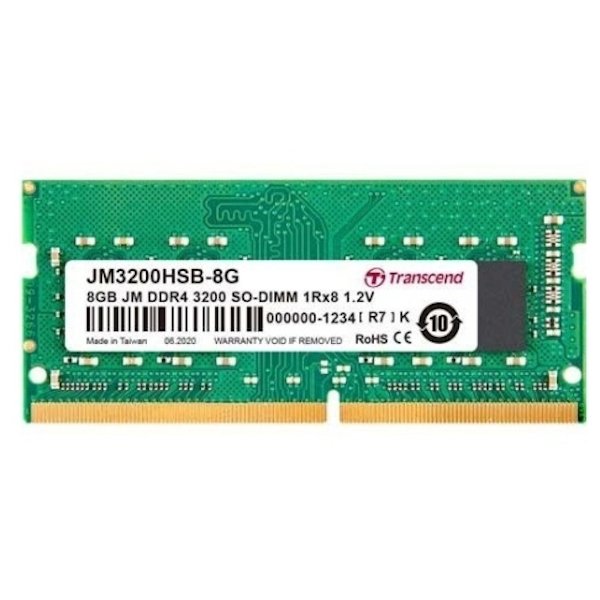 Оперативная память 8Gb DDR4 Transcend JetRam JM3200HSB-8G